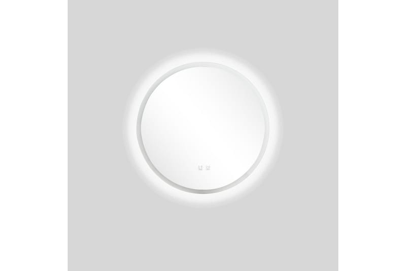 Clas Rund Badrumsspegel med LED-belysning 60 cm - Anti-Fog och Touch-Styrning - Inredning & dekor - Speglar - Badrumsspegel