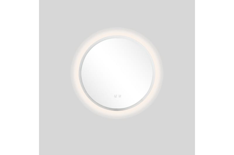 Clas Rund Badrumsspegel med LED-belysning 60 cm - Anti-Fog och Touch-Styrning - Inredning & dekor - Speglar - Badrumsspegel