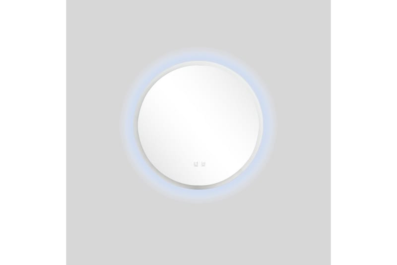 Clas Rund Badrumsspegel med LED-belysning 60 cm - Anti-Fog och Touch-Styrning - Inredning & dekor - Speglar - Badrumsspegel