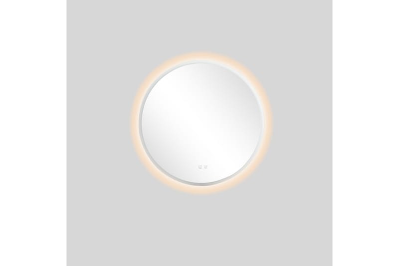 Clas Rund Badrumsspegel med LED-belysning 80 cm - Anti-Fog och Touch-Styrning - Inredning & dekor - Speglar - Badrumsspegel
