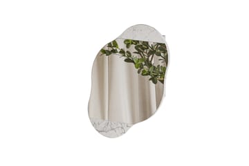 COLERAINE Badrumsspegel 60 cm Rektangulär Vit marmor