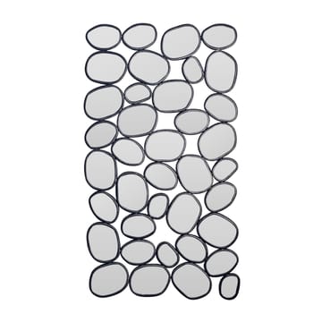 Corano Väggspegel 56x99 cm Organisk Asymmetrisk - Svart och silverfärgad - Inredning & dekor - Speglar - Väggspegel