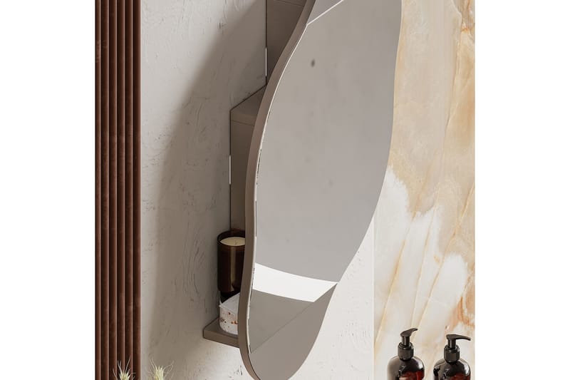 Dartmoor Badrumsspegel 60 cm Rektangulär - Brun - Inredning & dekor - Speglar - Badrumsspegel