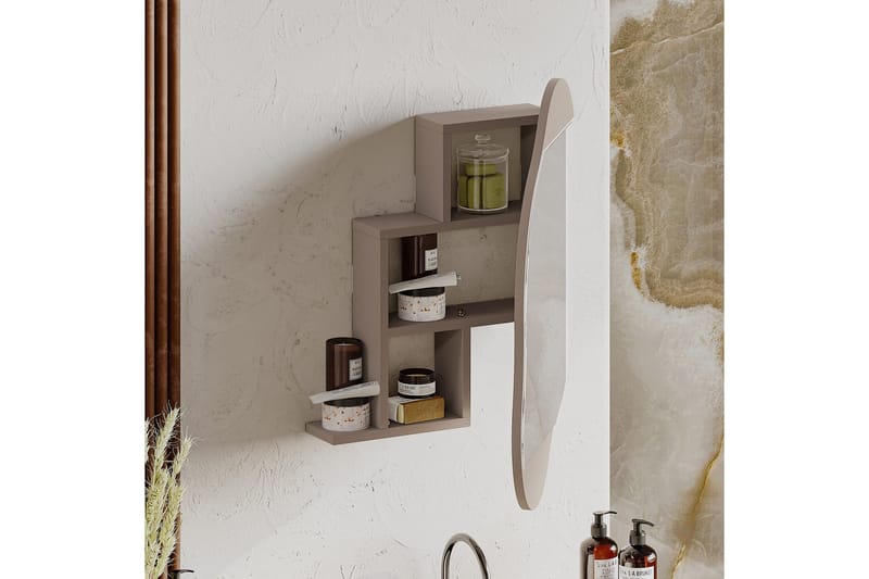 Dartmoor Badrumsspegel 60 cm Rektangulär - Brun - Inredning & dekor - Speglar - Badrumsspegel