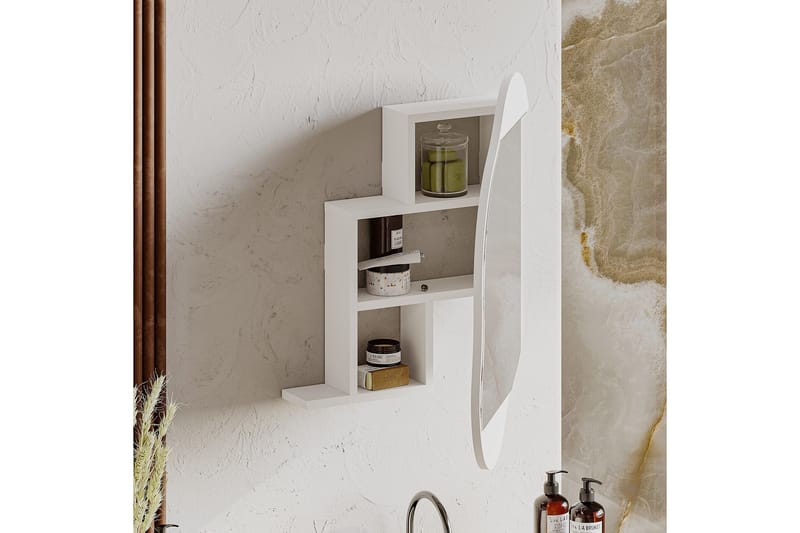 Dartmoor Badrumsspegel 60 cm Rektangulär - Vit - Inredning & dekor - Speglar - Badrumsspegel