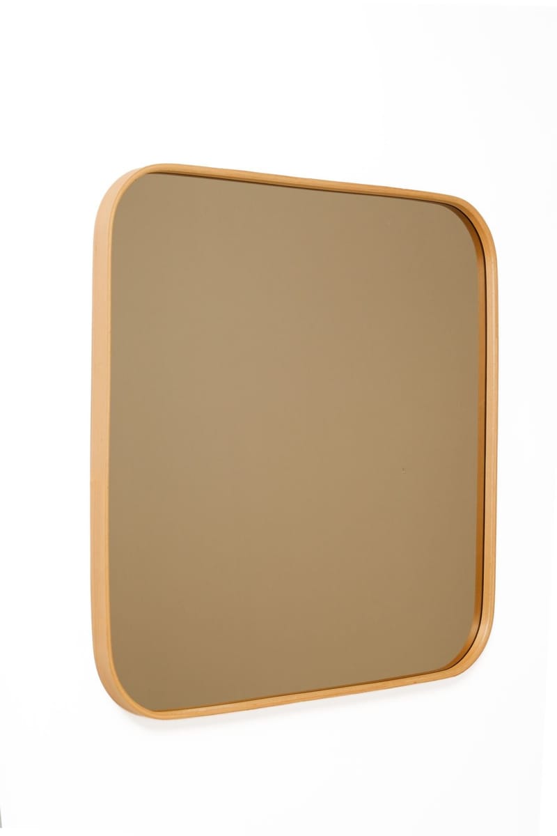Dartmouth Dekorativ spegel 60x60x4 cm - Ek - Inredning & dekor - Speglar - Väggspegel