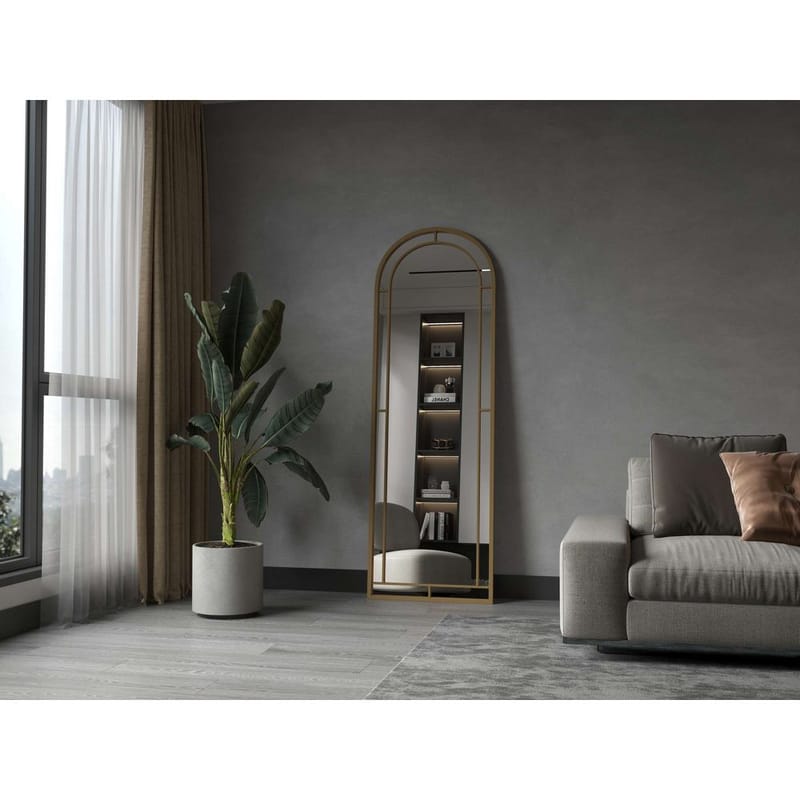 Dasina Golvspegel 60x180 cm - Guld - Inredning & dekor - Speglar - Helkroppsspegel
