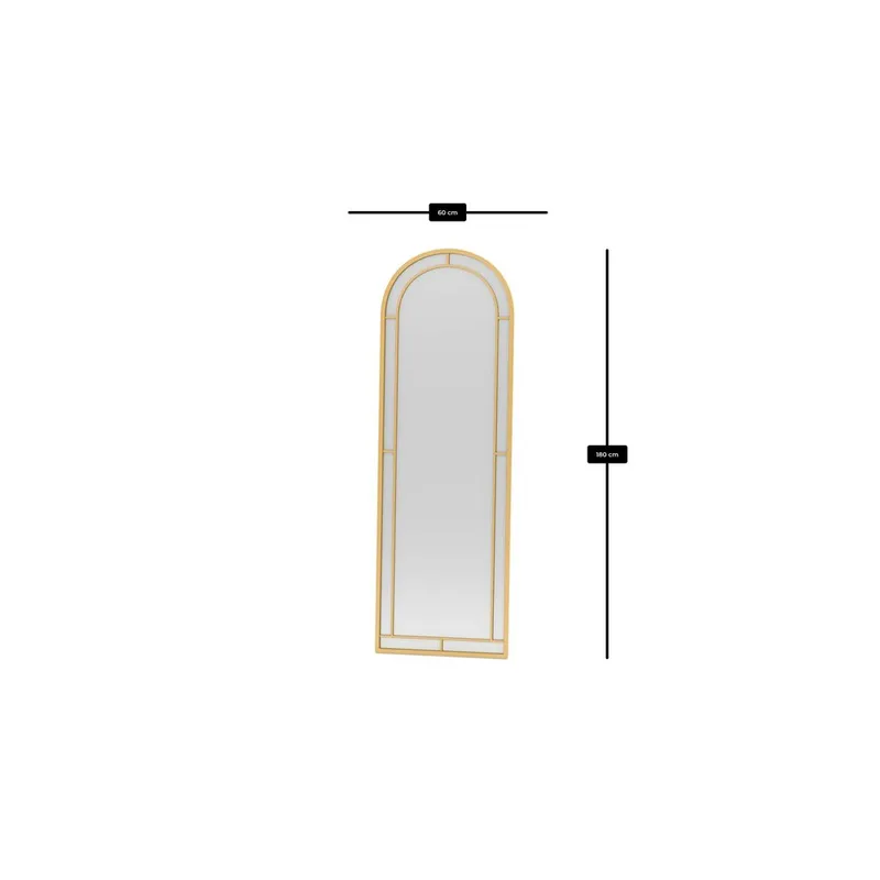 Dasina Golvspegel 60x180 cm - Guld - Inredning & dekor - Speglar - Helkroppsspegel