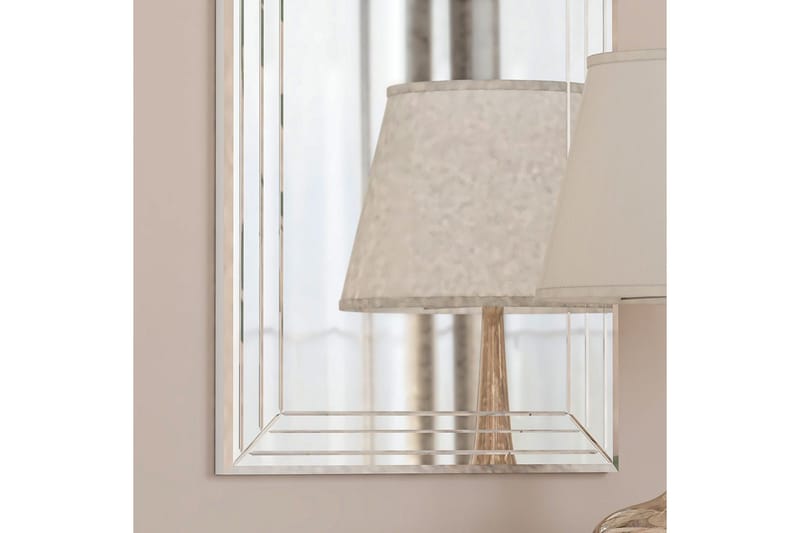 Dekorativt Spegelset (3 Delar) Heba Neom Transparent - Multifärgad - Inredning & dekor - Speglar - Väggspegel