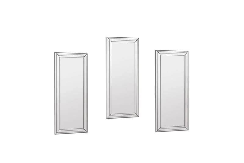 Dekorativt Spegelset (3 Delar) Heba Neom Transparent - Multifärgad - Inredning & dekor - Speglar - Väggspegel