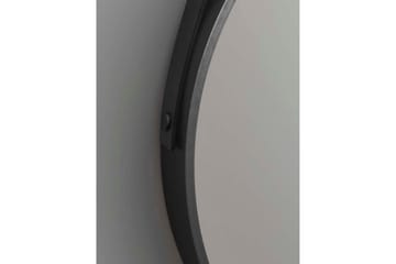 Djupqvior Spegel 55x55 cm Rund - Svart/Guld - Inredning & dekor - Speglar - Badrumsspegel