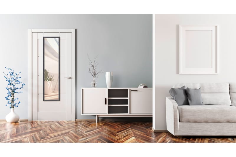 RIA Spegel 30x120cm Svart - Svart - Inredning & dekor - Speglar - Dörrspeglar