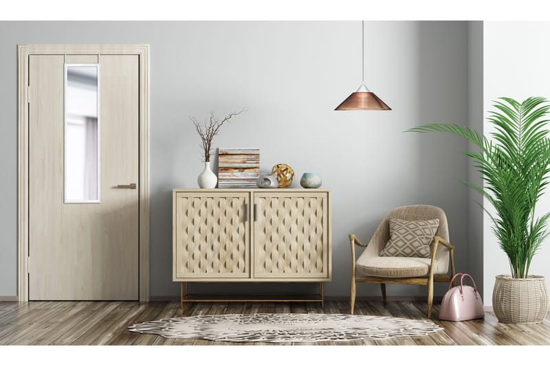RIA Spegel 30x120cm Vit - Vit - Inredning & dekor - Speglar - Dörrspeglar