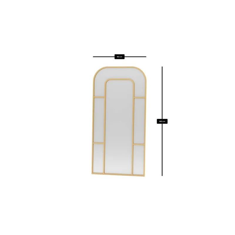 Faylen Golvspegel 90x180 cm - Guld - Inredning & dekor - Speglar - Helkroppsspegel