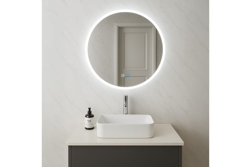 Galdwyn Badrumsspegel 100 cm Rund - Transparent - Inredning & dekor - Speglar - Badrumsspegel