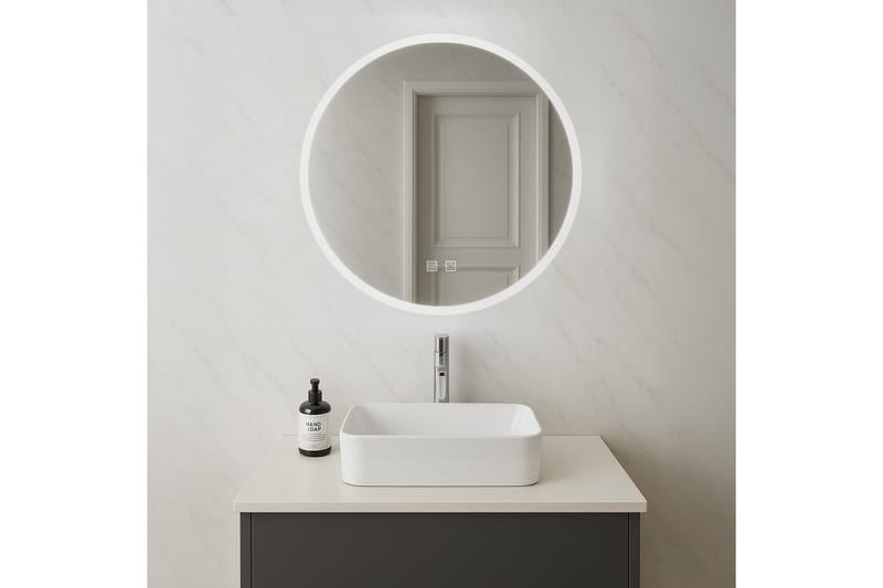 Galdwyn Badrumsspegel 100 cm Rund - Transparent - Inredning & dekor - Speglar - Badrumsspegel