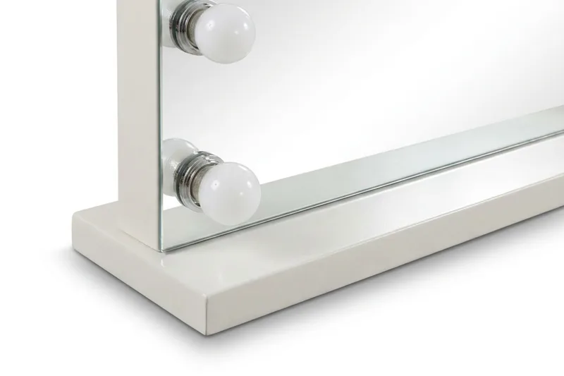 Glow Stor Sminkspegel 80 cm med belysning - Beige - Inredning & dekor - Speglar - Sminkspegel