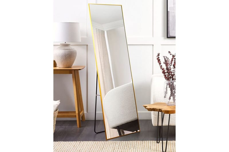 Golvspegel Beauvais Guld - Guld - Inredning & dekor - Speglar - Helkroppsspegel