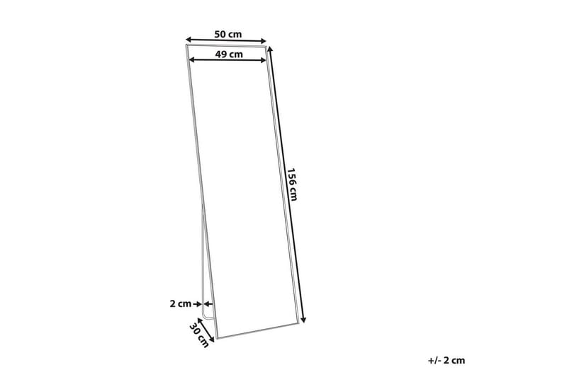 Golvspegel Beauvais Silver - Silver - Inredning & dekor - Speglar - Helkroppsspegel