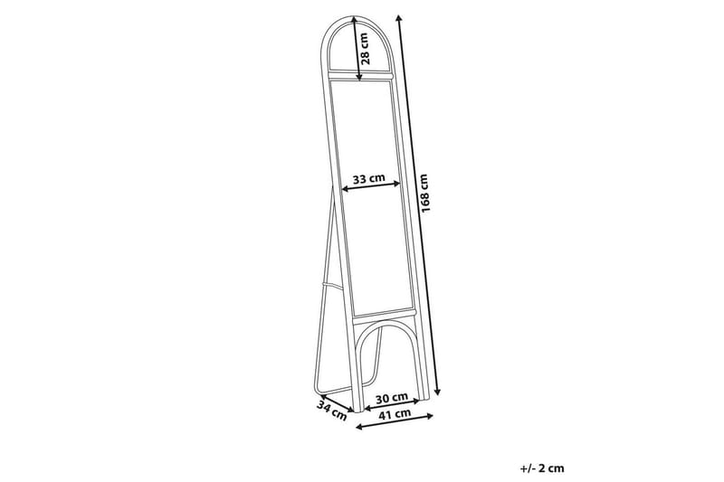 Golvspegel Brussey - Inredning & dekor - Speglar - Helkroppsspegel