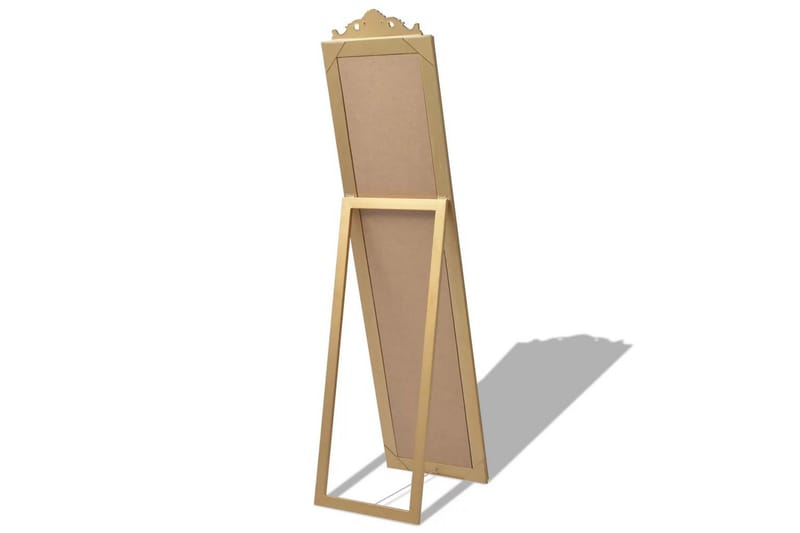 Fristående spegel i barockstil 160x40 cm guld - Guld - Inredning & dekor - Speglar - Golvspegel