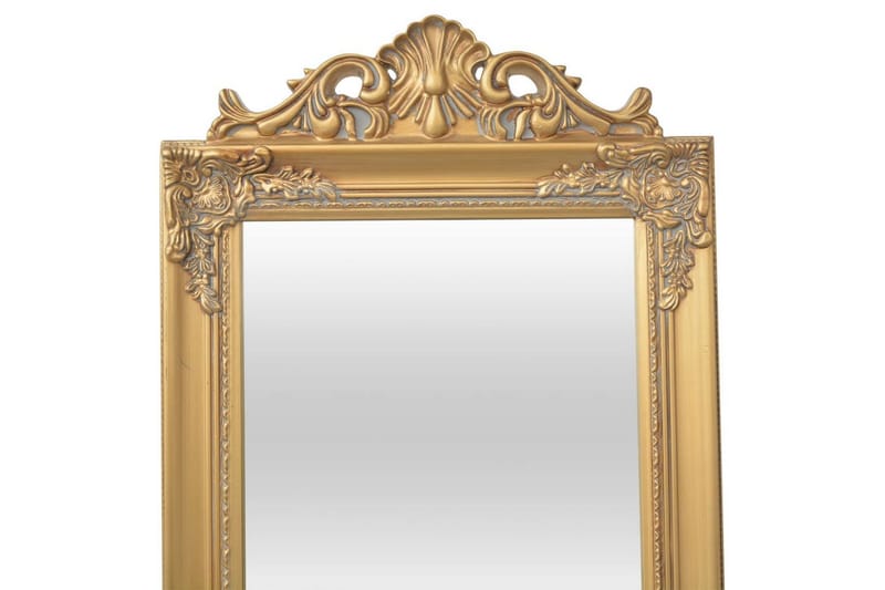 Fristående spegel i barockstil 160x40 cm guld - Guld - Inredning & dekor - Speglar - Golvspegel