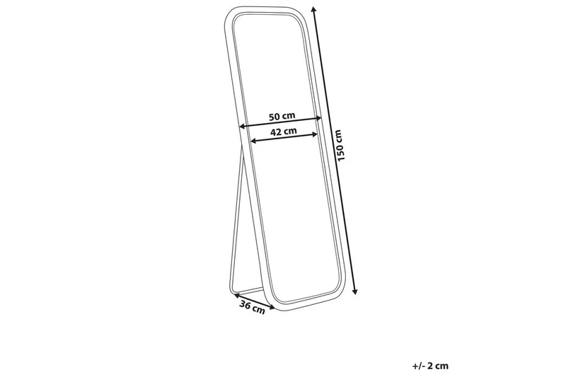 Golvspegel Malange - Inredning & dekor - Speglar - Helkroppsspegel