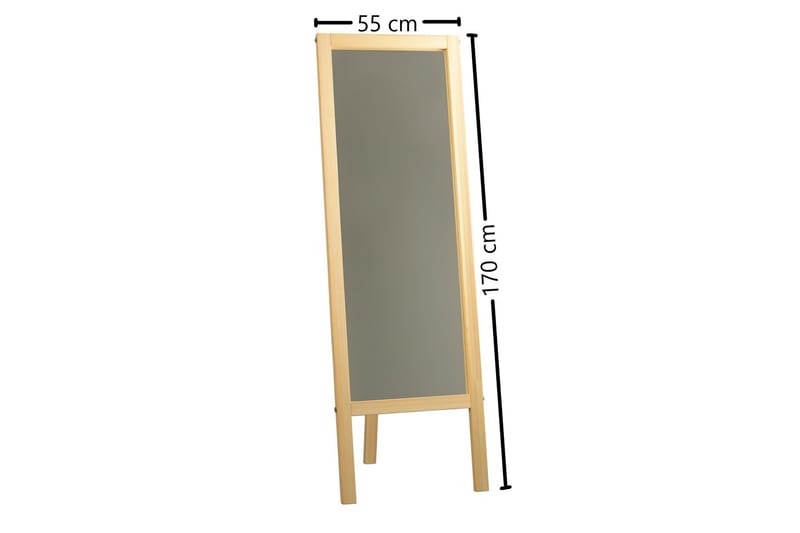 Slodysko Spegel 55 cm - Valnöt - Inredning & dekor - Speglar - Golvspegel