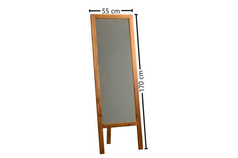 VOLTIN Spegel 55 cm Valnöt - Helkroppsspegel - Golvspegel