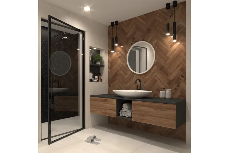 Grace Vägghängd Spegel Rund 60 cm - Vit - Inredning & dekor - Speglar - Väggspegel