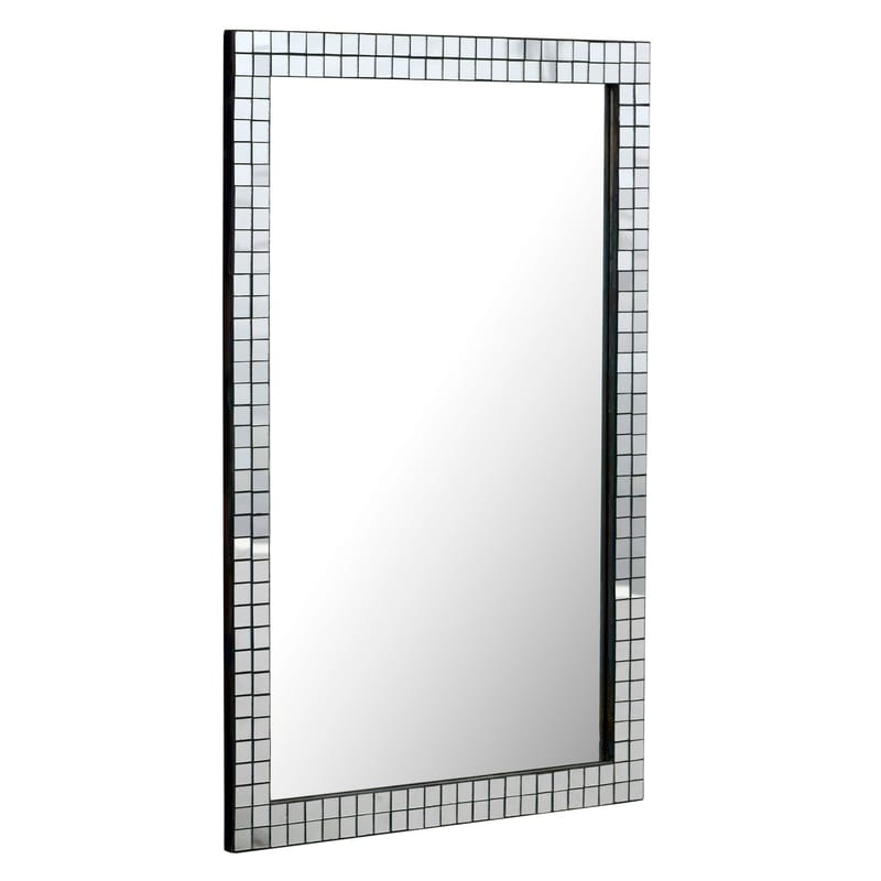 Junilo Väggspegel 60 cm, Silver och svart