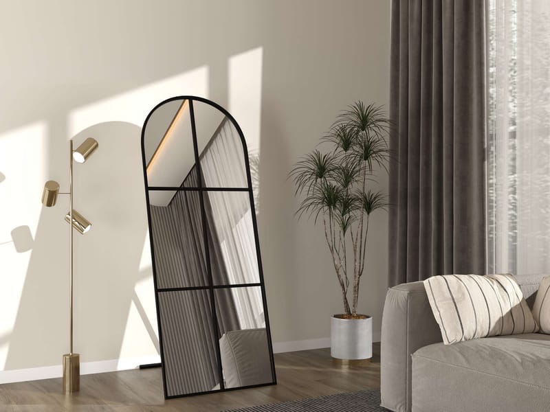 Kavor Golvspegel 70x180 cm - Svart - Inredning & dekor - Speglar - Helkroppsspegel