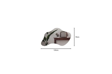 Kelon Vägghängd Spegel 60 cm - Svart - Inredning & dekor - Speglar - Väggspegel