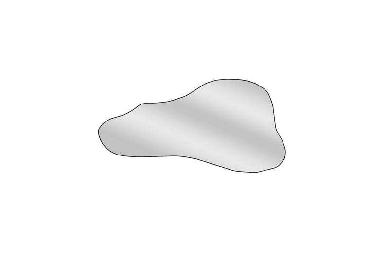 Kelon Vägghängd Spegel 60 cm - Svart - Inredning & dekor - Speglar - Väggspegel