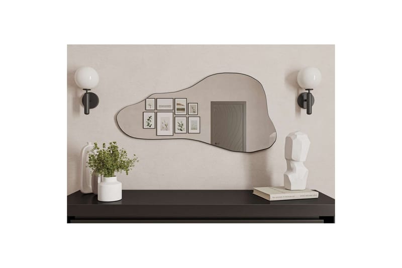 Kelon Vägghängd Spegel 60 cm - Svart - Inredning & dekor - Speglar - Väggspegel