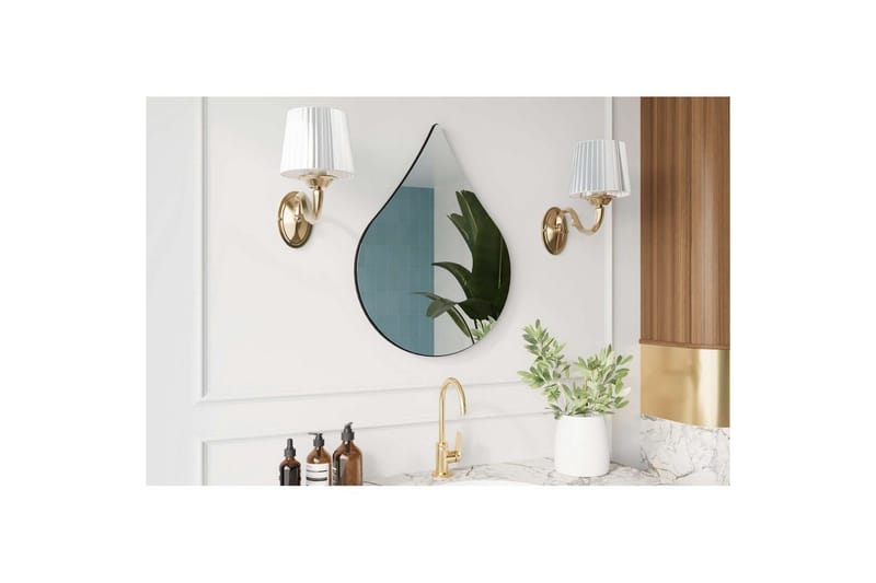 Koruco Badrumsspegel 50 cm - Svart - Inredning & dekor - Speglar - Badrumsspegel