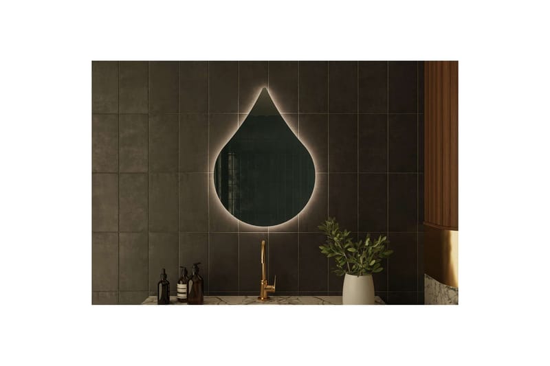 Koruco Badrumsspegel 50 cm - Vit - Inredning & dekor - Speglar - Badrumsspegel