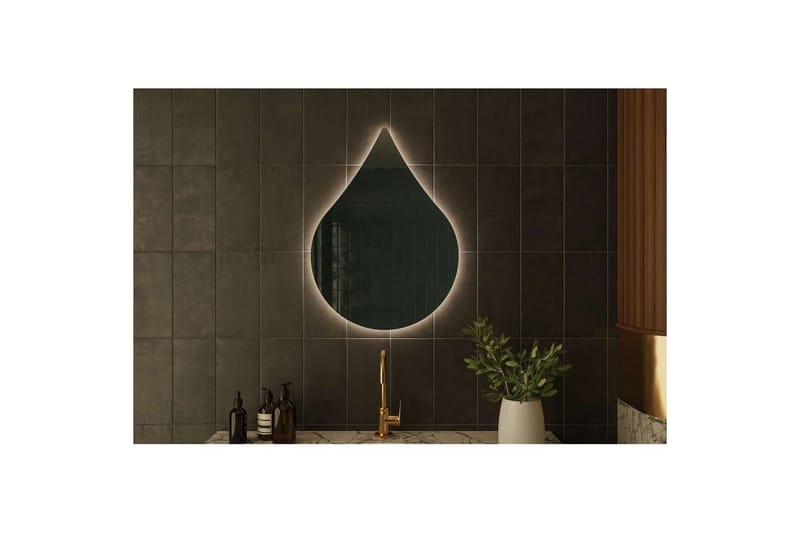 Koruco Badrumsspegel 50 cm - Vit - Inredning & dekor - Speglar - Badrumsspegel