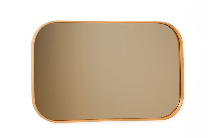 Lenvor Dekorativ spegel 70x50x4 cm - Ek - Inredning & dekor - Speglar - Väggspegel