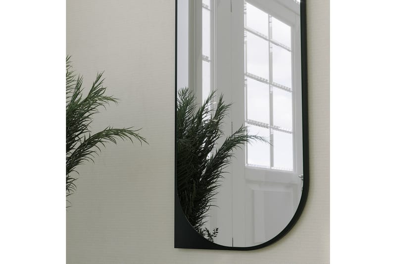 Livi Vägghängd Spegel Oval 52 cm - Svart - Inredning & dekor - Speglar - Väggspegel