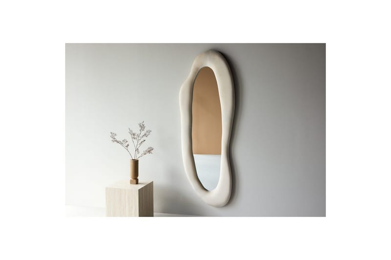 Louiseville Glaspanel - Beige - Inredning & dekor - Speglar - Väggspegel