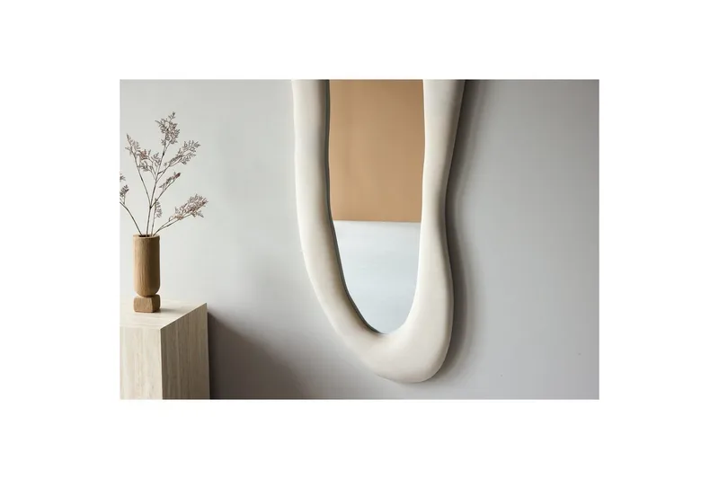 Louiseville Glaspanel - Beige - Inredning & dekor - Speglar - Väggspegel