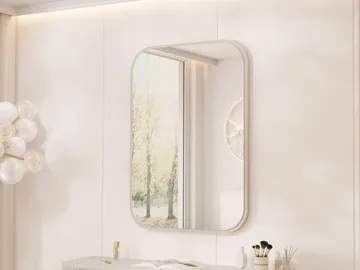 Maggio Vägghängd spegel 68 cm - beige - Inredning & dekor - Speglar - Väggspegel
