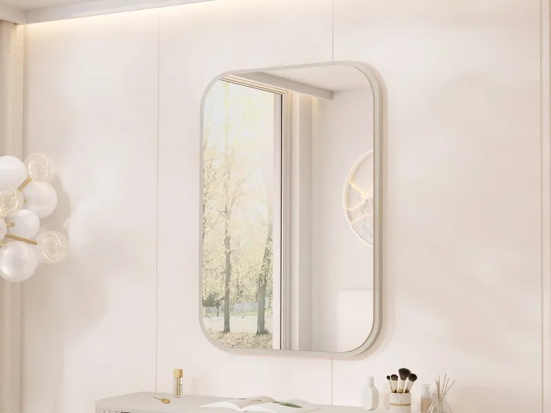 Maggio Vägghängd spegel 68 cm - beige - Inredning & dekor - Speglar - Väggspegel