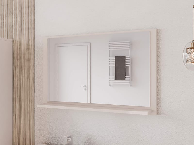 Merlinor Väggspegel 80 cm - beige - Inredning & dekor - Speglar - Badrumsspegel