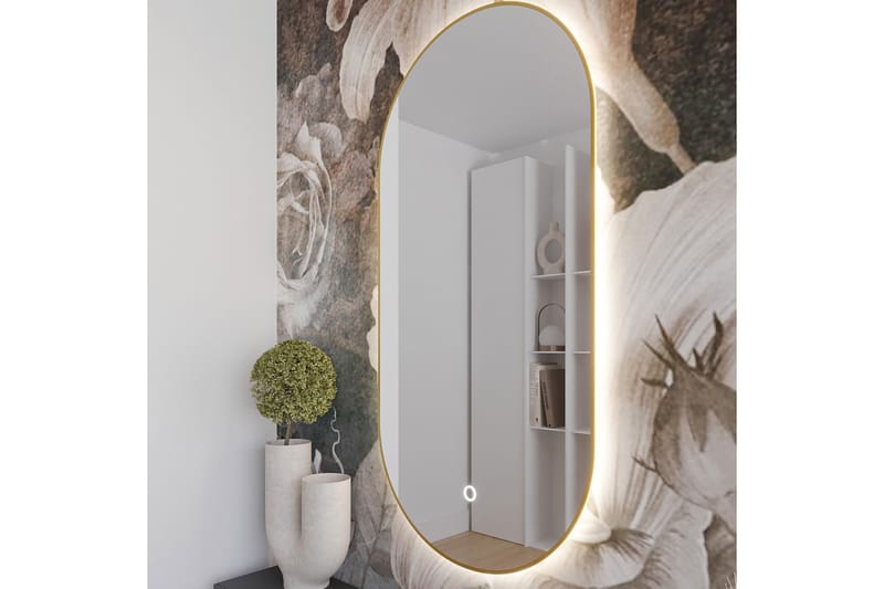 Micedi Vägghängd Spegel 50x100 cm Guld - Inredning & dekor - Speglar - Väggspegel