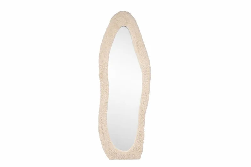Mirza Stor spegel 193 cm - beige - Inredning & dekor - Speglar - Väggspegel