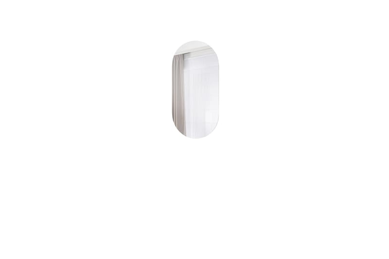 Monfort Vägghängd Spegel Oval 45x90 cm - Svart - Inredning & dekor - Speglar - Väggspegel