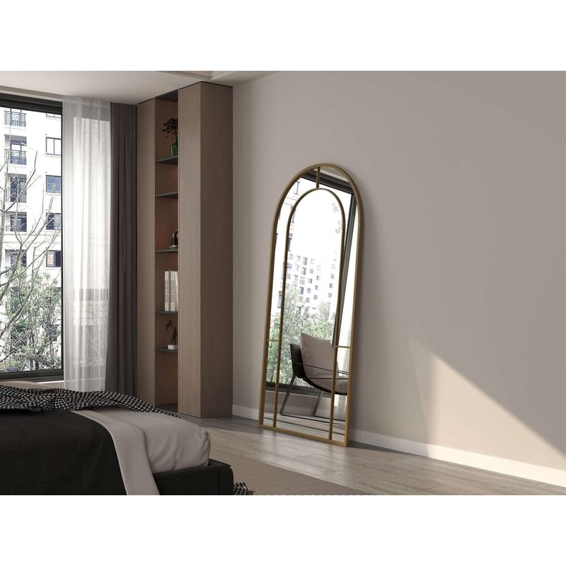 Navricon Golvspegel 90x180 cm - Guld - Inredning & dekor - Speglar - Helkroppsspegel