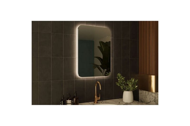 Neylen Badrumsspegel 50 cm Rektangulär - Vit - Inredning & dekor - Speglar - Badrumsspegel